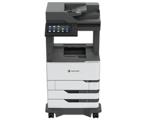 Lexmark MX822ade, Schwarzweiss Laser Drucker, A4, 52 Seiten pro Minute, Drucken, Scannen, Kopieren, Fax, Duplex
