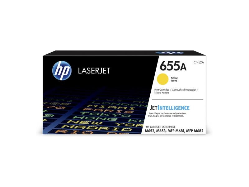 HP 655A | 10500 Seiten HP JetIntelligence Tonerkassette, gelb