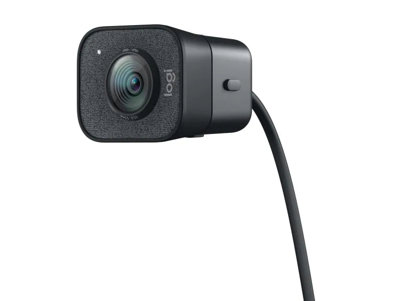 Logitech Webcam StreamCam Grafit, Eingebautes Mikrofon, Schnittstellen: USB Typ C, Webcam Auflösung: 1920 x 1080 (Full HD)