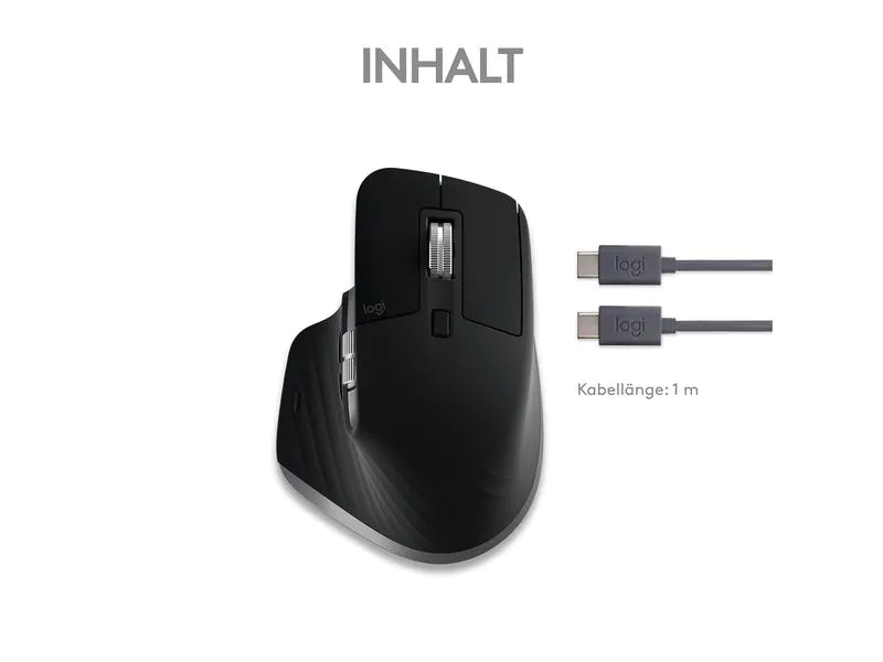 Logitech Maus MX Master 3S for Mac space grey