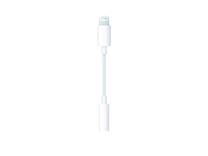 Apple Lightning to 3.5 mm Headphone Jack Adapter USB Standard: 3.0, Steckertyp Seite B: 3.5 mm Klinke, Steckertyp Seite A: Apple Lightning Stecker, Besondere Eigenschaften: Apple MFI zertifiziert