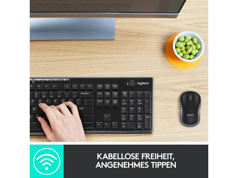 Logitech Wireless Tastatur-Maus-Set MK270 EER (RUS)