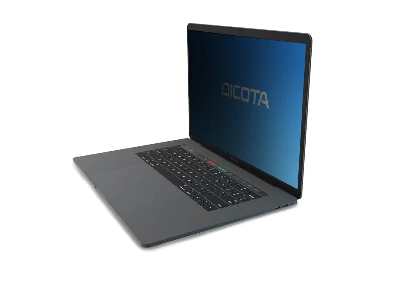 DICOTA Monitor-Bildschirmfolie Secret 2 Way 15 ", Bildschirmdiagonale: 15 ", Seitenverhältnis Bildschirm: 16:9, Folien Effekt: Blickschutz von 2 Seiten, für MacBook Pro 15 retina 2017