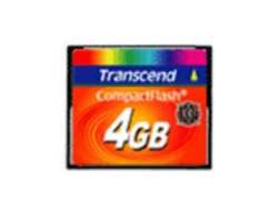 Transcend - Flash-Speicherkarte - 4 GB - 133x - CompactFlash Card