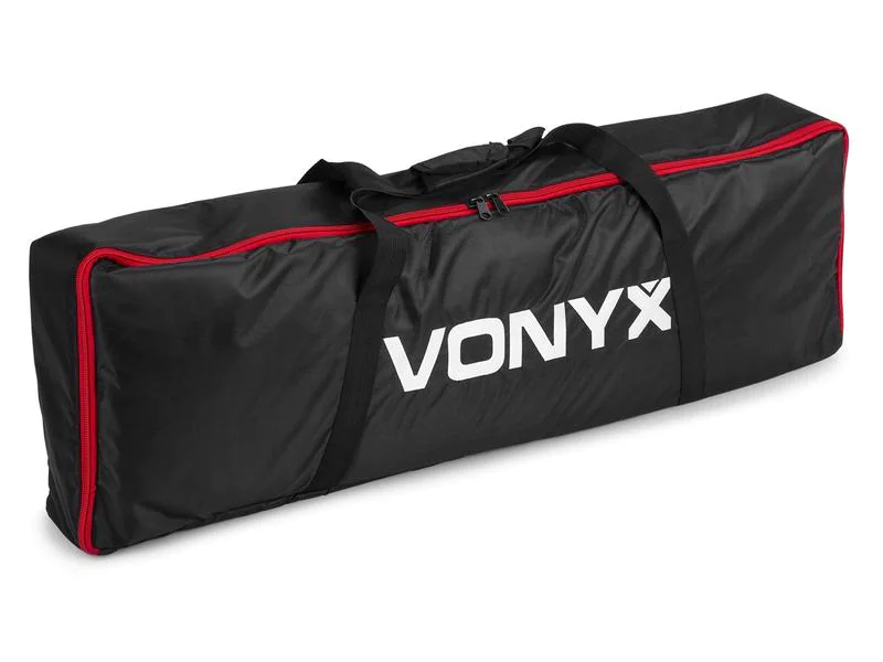 Vonyx Lichtstativ DJP165, Gewicht: 8.5 kg, Material: Lycra, Metall, Farbe: Weiss, Höhenverstellbar: Ja, Stativ-Bauart: Andere