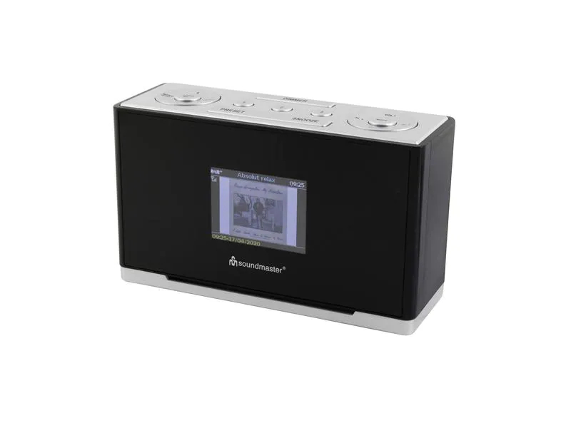 soundmaster DAB+ Radio UR240 Schwarz, Radio Tuner: DAB+, FM, Stromversorgung: Netzbetrieb, Farbe: Schwarz, Ausstattung: Weckfunktion, Farbdisplay, Schlummerfunktion, Alarm, Einschlaftimer, Typ: Tischradio