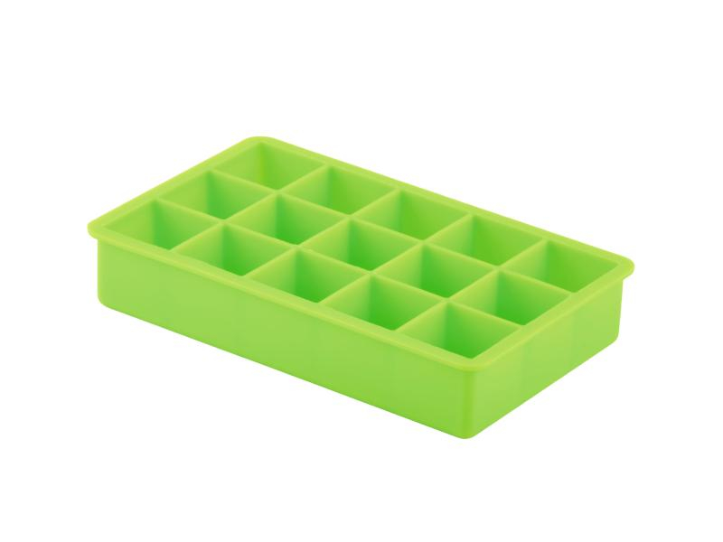 point virgule Eiswürfelform Hellgrün, Produkttyp: Eiswürfelform, Farbe: Hellgrün, Eiswürfelart: Quadratisch, Material: Silikon