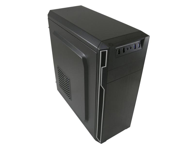 LC-Power PC-Gehäuse 7038B ATX Classic, Farbe: Schwarz, Anzahl Lüfterplätze: 4, Gehäuse Bauart: Mid-Tower, Unterstützte Mainboards: ATX; Micro-ATX; Mini-ITX