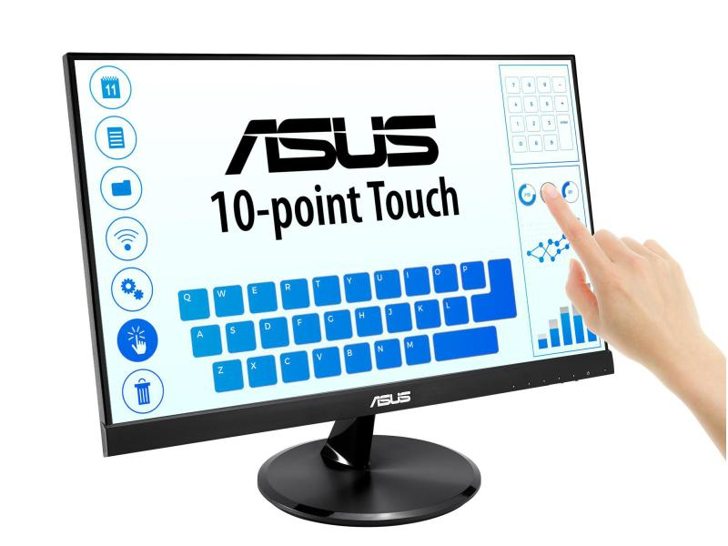 ASUS VT229H, 21.5 Zoll LED, 1920 x 1080 Pixel Full HD, 16:9, HDMI USB, Schwarz