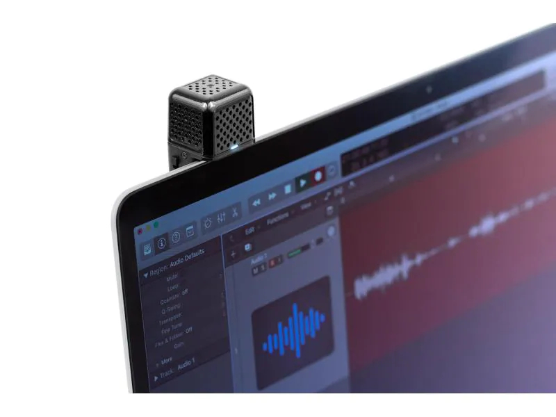 IK Multimedia Mikrofon iRig Mic Cast HD, Typ: Einzelmikrofon, Bauweise: Clip, Anwendungsbereich: Gesang & Sprache; Video, Wandlerprinzip: Kondensator, Richtcharakteristik: Niere, Einsatzgebiet: Studio & Broadcast, Weitere Eigenschaften: USB-Mikrofon