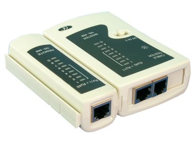 LogiLink Kabeltester RJ11, RJ12, RJ45 mit Remote Einheit