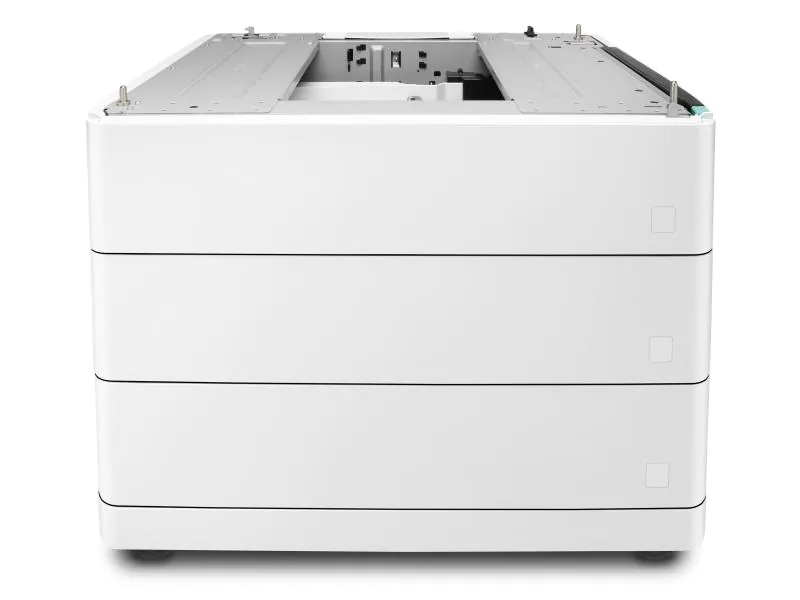 HP Zusatzschacht mit Ständer P1V18A 3x550 Blatt Total Fassungsvermögen Papierzuführungen: 1650 Seiten, Medienformat: A3, A4, A5, B5