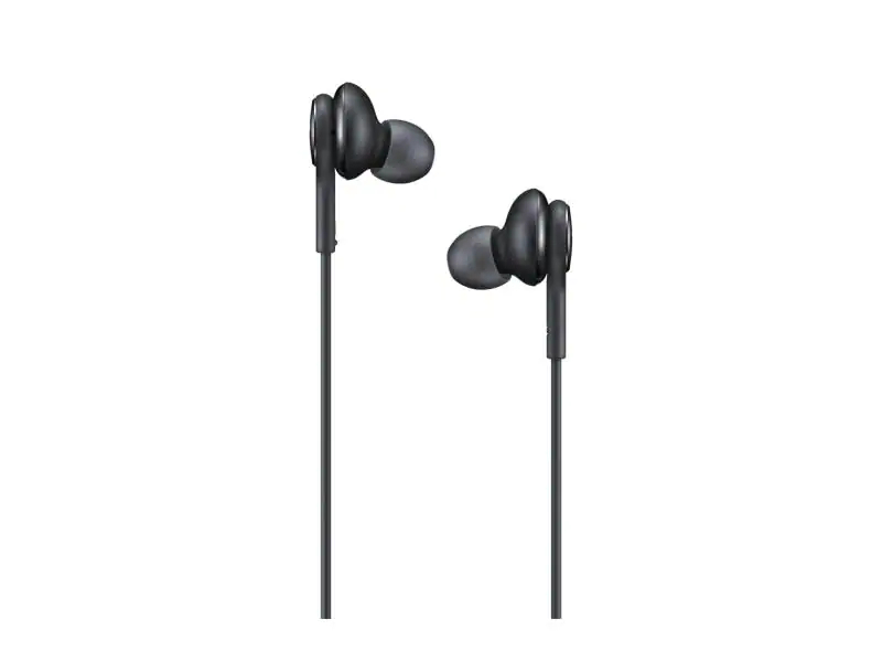 Samsung USB Type-C In-Ear-Kopfhörer EO-IC100, Verbindungsmöglichkeiten: USB Typ-C, Farbe: Schwarz, Impedanz: 32 ?, Kopfhörer Trageform: In-Ear, Kopfhörer Bauform: Halboffen, Einsatzbereich: Lifestyle, Kopfhörer Ausstattung: Inline-Fernbedienung; Anru