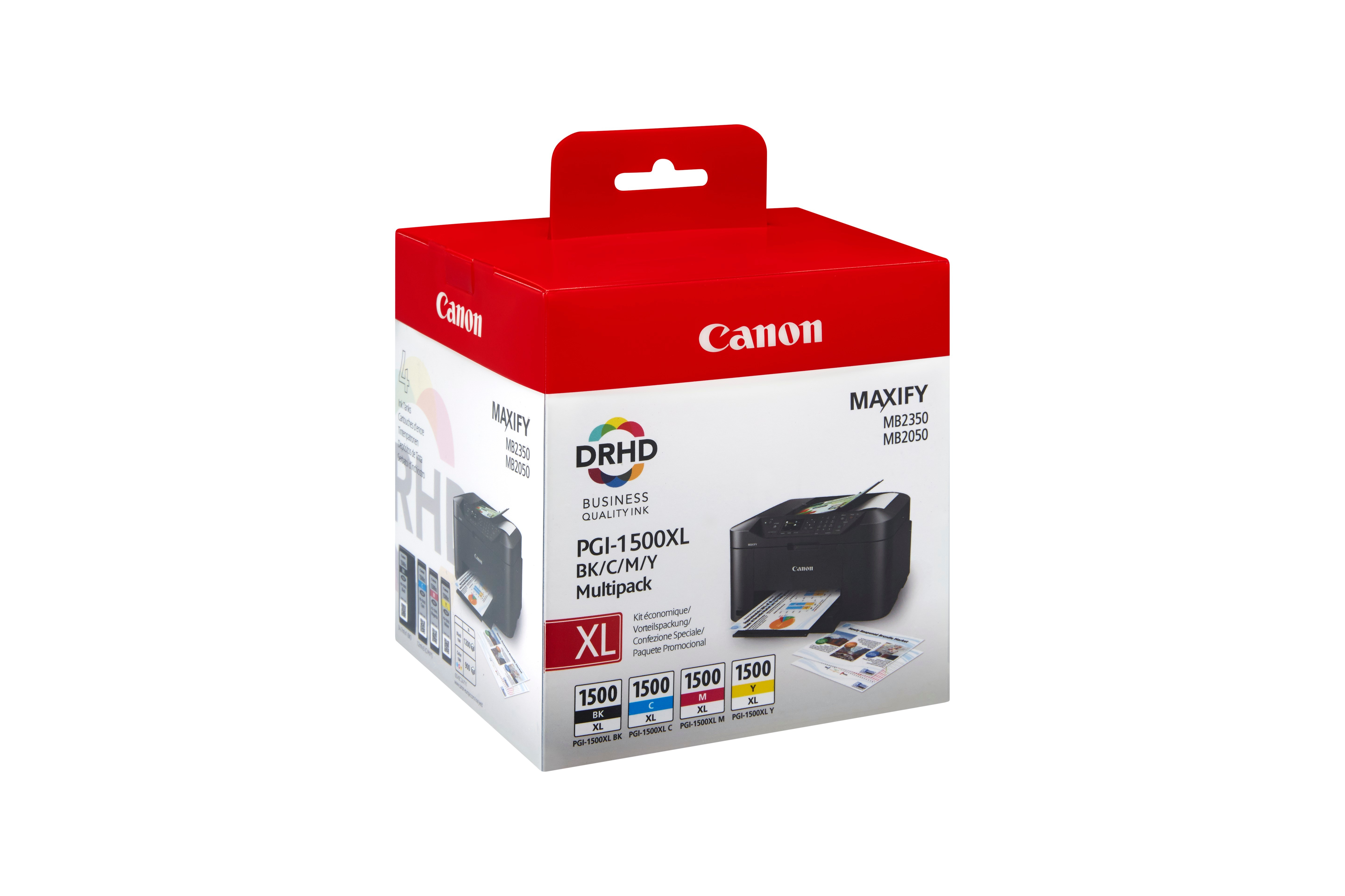 CANON Multipack Tinte XL BKCMY PGI-1500XL P MAXIFY MB2050/MB2350 12ml