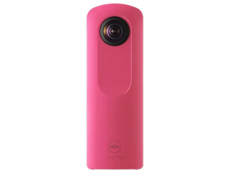 Ricoh 360°-Videokamera THETA SC2 Pink, Kapazität Wattstunden: 0 Wh, Bildfrequenz: 30 fps, Fotoauflösung: 14 Megapixel, Bluetooth, WLAN, Videoauflösung: 3840 x 1920, Speicherkartentyp: Kein