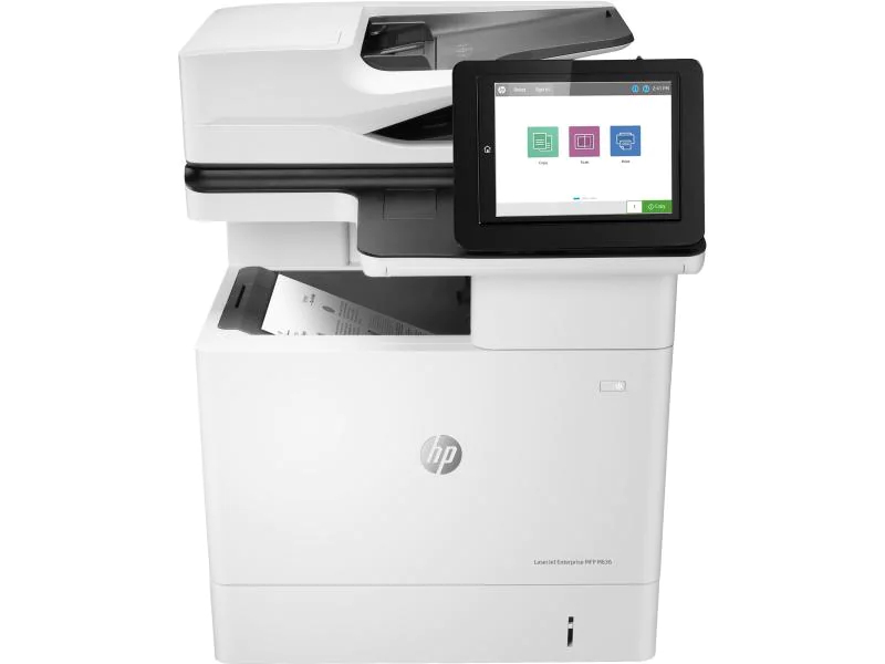 Hewlett-Packard HP LaserJet Enterprise MFP M636fh, Schwarzweiss Laser Drucker, A4, 71 Seiten pro Minute, Drucken, Scannen, Kopieren, Fax, Duplex