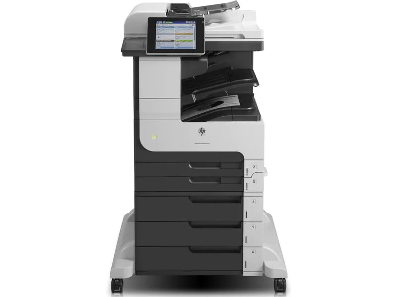 Hewlett-Packard HP Enterprise 700 MFP M725z, Schwarzweiss Laser Drucker, A3, 41 Seiten pro Minute, Drucken, Scannen, Kopieren, Fax, Duplex und WLAN