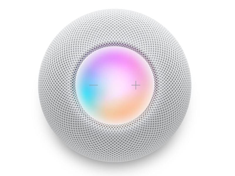 Apple HomePod mini Weiss, Stromversorgung: Netzbetrieb, Farbe: Weiss, Display vorhanden: Nein, Systemkompatibilität: IPhones: iPhone 12 Pro Max, iPhone 12 Pro, iPhone 12, iPhone 12 mini, iPhone 11 Pro Max, iPhone 11 Pro, iPhone 11, iPhone XS Max, iPhone