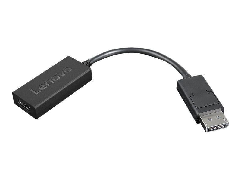 Lenovo Adapterkabel DisplayPort - HDMI, Kabeltyp: Adapterkabel, Videoanschluss Seite A: DisplayPort, Videoanschluss Seite B: HDMI