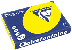 Clairalfa Universal-Papier Trophée, A4, 120 g/qm, goldgelb