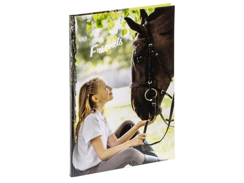 Pagna Freundebuch Wahre Freunde, Motiv: Pferde, Medienformat: 150 x 220 mm, Farbe: Mehrfarbig, Altersgruppe: Kinder