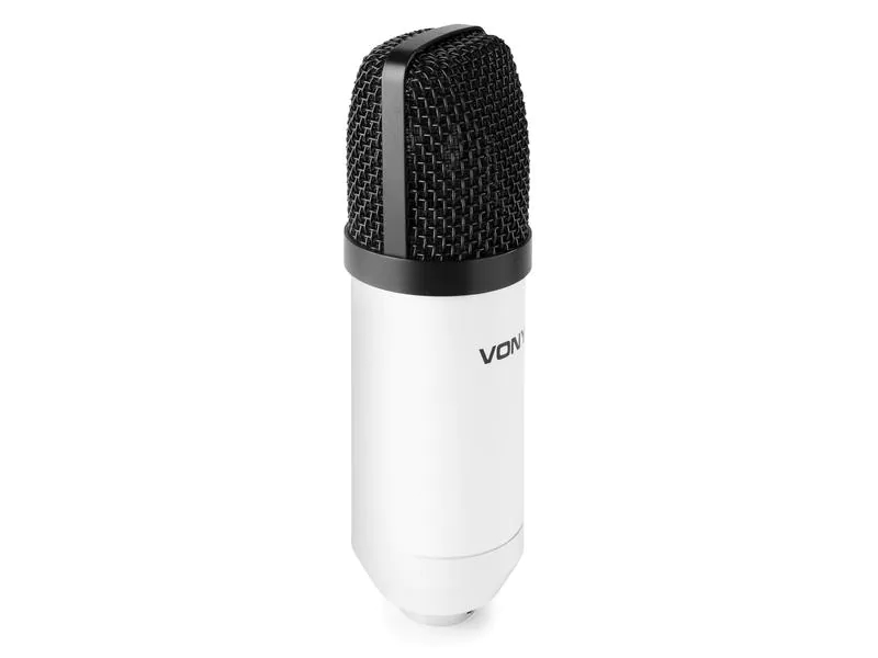 Vonyx Kondensatormikrofon CMS300W Studio-Set Weiss