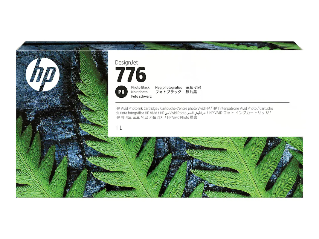 HP 776 | 1000ml HP Tintenpatrone, photo schwarz