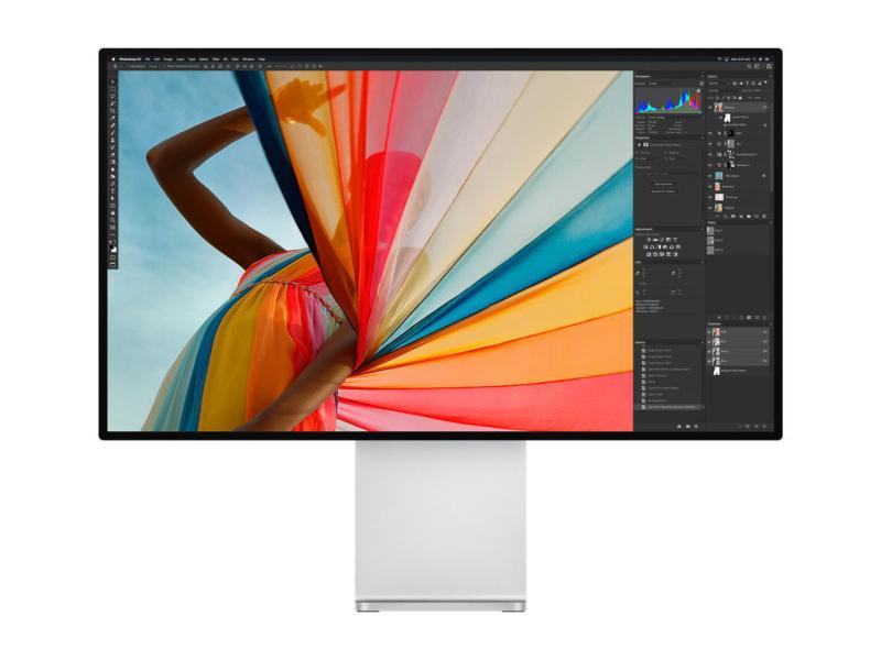 Apple Pro Display XDR Standardglas, 32 Zoll LED, 6016 x 3200 Pixel Full HD, 16:9, USB, Schwarz