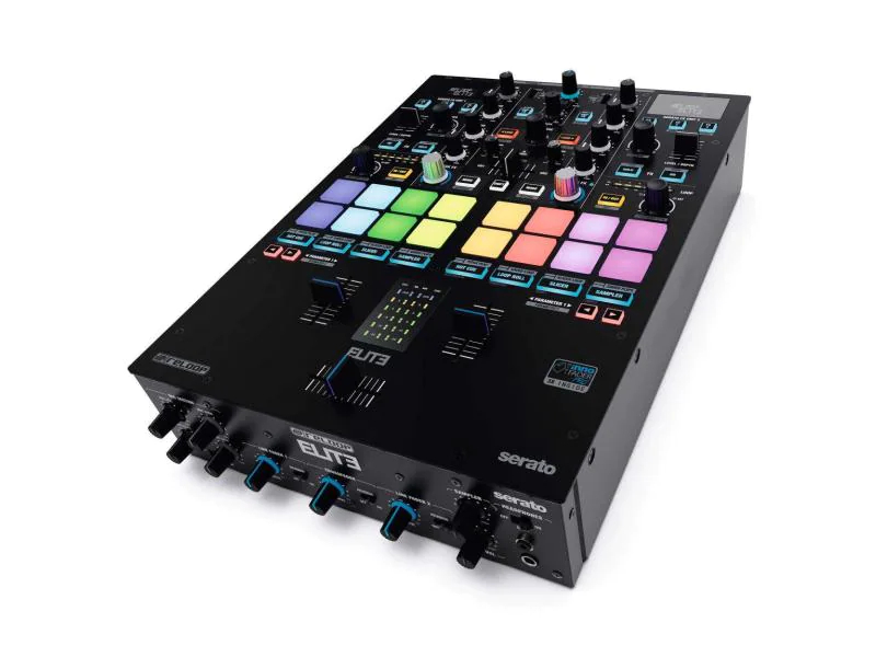 Reloop DJ-Mixer Elite, Bauform: Clubmixer, Signalverarbeitung: Digital, Anzahl Kanäle: 2