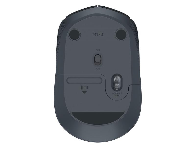 WIRELESS MOUSE M171 BLACK-K M171 Kabellose Maus für Windows, Mac, Chrome OS und Linux, 2.4GHz  NMS