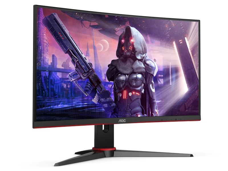 24 VA Curved Gamimg Monitor, 1920 x 1080, 165Hz, DisplayPort, HDMI, VGA, 1ms, Speakers, Pivot