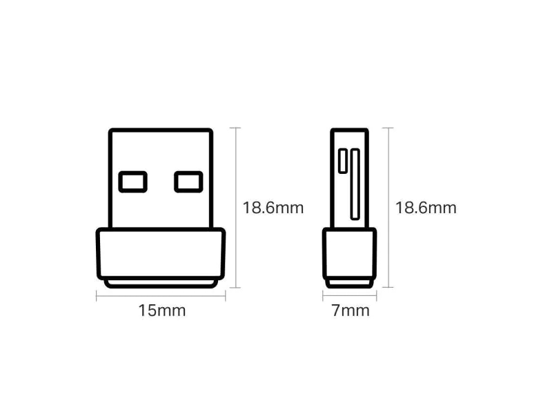 TP-LINK Nano Wireless USB Adapter Archer T600U Archer T600U Nano