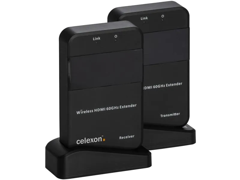 Celexon Wireless Extender WHD30M, Übertragungsart: WLAN, Anschluss Seite A: HDMI, Anschluss Seite B: HDMI