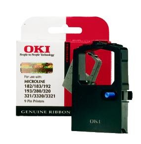 OKI Farbband Nylon schwarz 09002303 ML 180/182