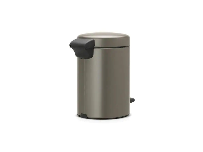 Brabantia Kosmetikeimer NewIcon Platinum 3 l, Anzahl Behälter: 1, Farbe: Bronze, Eimertyp: Kosmetikeimer, Form: Rund, Material: Edelstahl; Kunststoff, Fassungsvermögen: 3 l