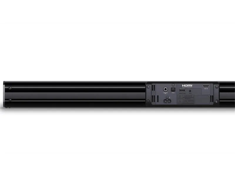 Sharp Soundbar HT-SBW110, Verbindungsmöglichkeiten: HDMI, Toslink, Aux Kabel, Audiokanäle: 2.1, Detailfarbe: Schwarz, Soundbar Typ: Soundbar mit Subwoofer, Ausstattung: Fernbedienung, Bedientasten, Bluetooth, Equalizer