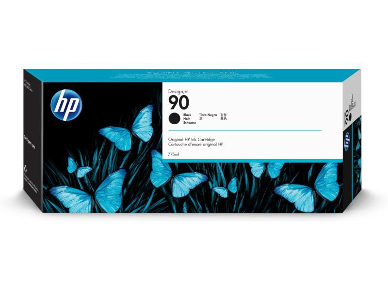 HP Tintenpatrone 90 schwarz C5059A DesignJet 4500 775ml