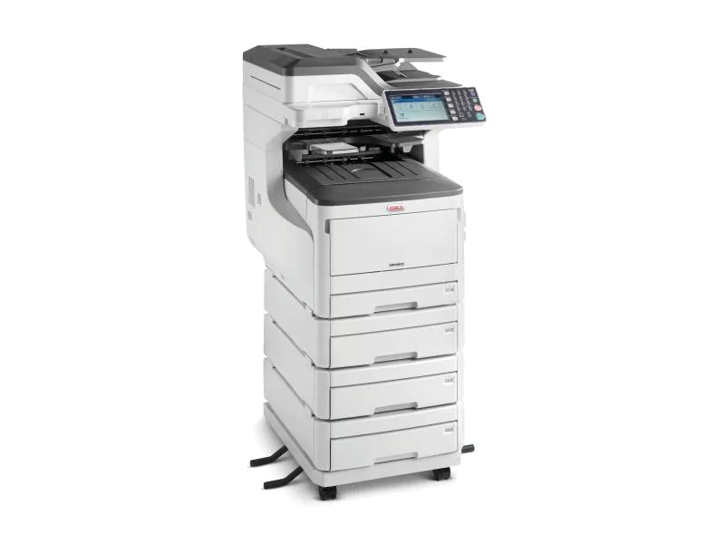 OKI MC883dnv, Farblaser Drucker, A3, 35 Seiten pro Minute, Drucken, Scannen, Kopieren, Fax, Duplex