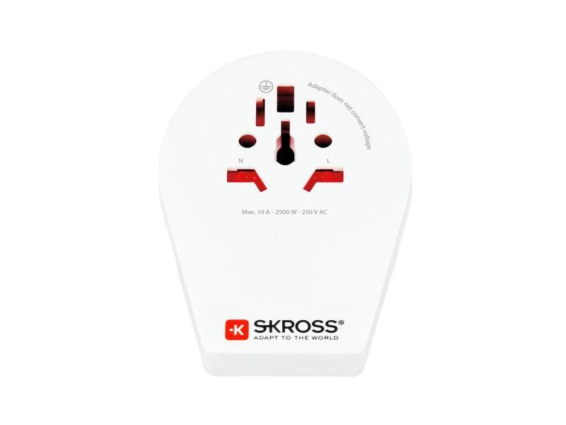 SKROSS Country Travel Adapter 1.500271 World to CH & Italy & Brazil