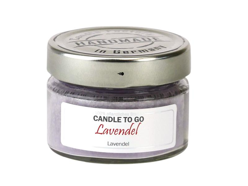 Candle Factory Duftkerze Lavendel Candle to go, Höhe: 5.2 cm, Durchmesser: 6.3 cm, Typ: Duftkerze, Duft: Lavendel, Verpackungseinheit: 1 Stück