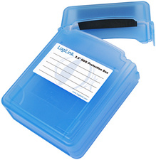 LogiLink HDD-Box für 2,5" Festplatten,blau