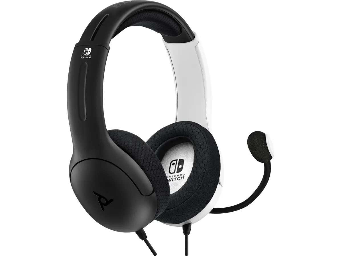 PDP LVL40 Wired Headset 500-162-BW-EU Black/White for NSW