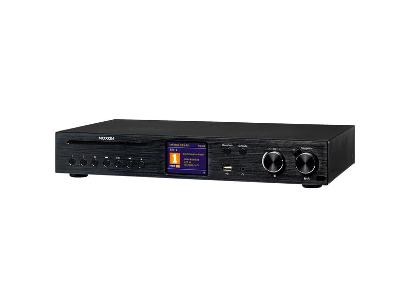 Noxon Netzwerk-Audioplayer HiFi A580 Schwarz, Radio Tuner: DAB+, FM, Internetradio, Detailfarbe: Schwarz, Bluetooth: Ja, Streaming Formate: UPnP, DLNA, Audio-Verstärker: Ja