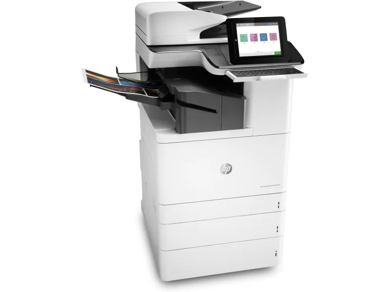 Hewlett-Packard HP LaserJet Enterprise Flow M776zs, Farblaser Drucker, A3, 46 Seiten pro Minute, Drucken, Scannen, Kopieren, Duplex und WLAN