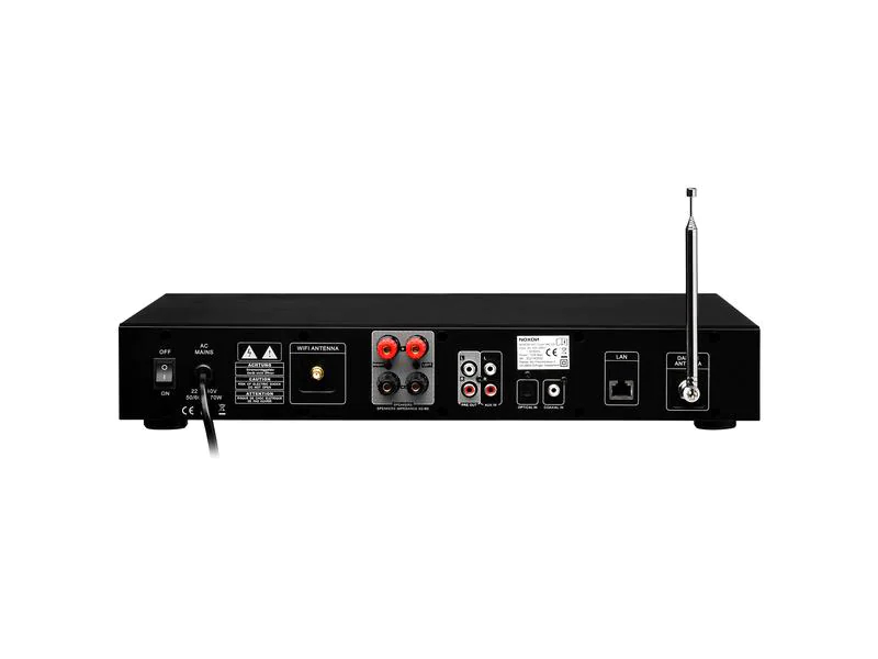 Noxon Netzwerk-Audioplayer HiFi A580 Schwarz, Radio Tuner: DAB+, FM, Internetradio, Detailfarbe: Schwarz, Bluetooth: Ja, Streaming Formate: UPnP, DLNA, Audio-Verstärker: Ja