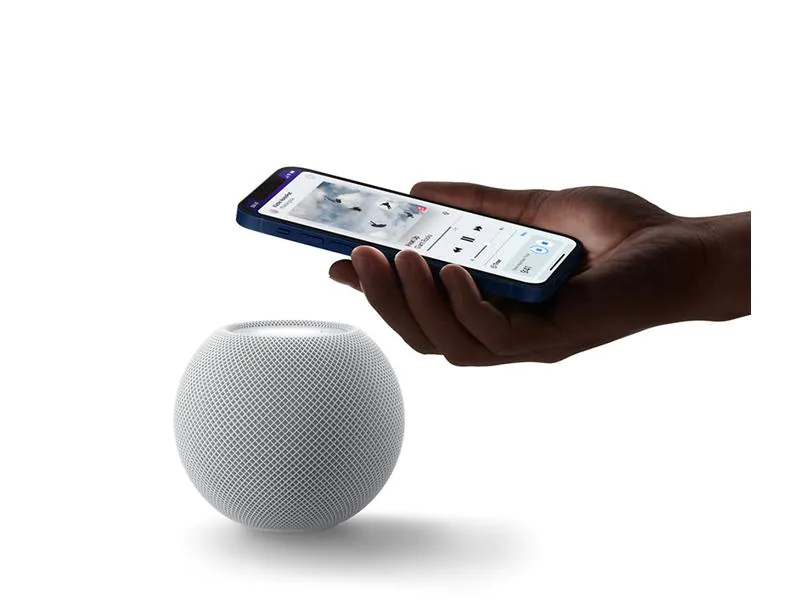 Apple HomePod mini Weiss, Stromversorgung: Netzbetrieb, Farbe: Weiss, Display vorhanden: Nein, Systemkompatibilität: IPhones: iPhone 12 Pro Max, iPhone 12 Pro, iPhone 12, iPhone 12 mini, iPhone 11 Pro Max, iPhone 11 Pro, iPhone 11, iPhone XS Max, iPhone