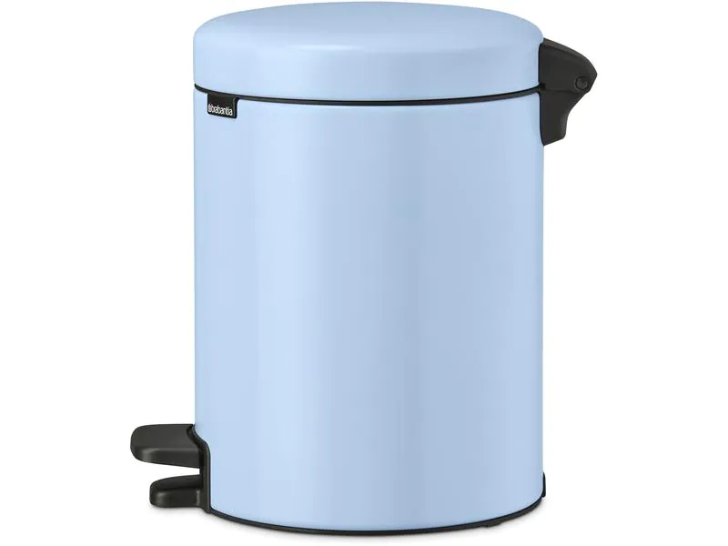 Brabantia Kosmetikeimer NewIcon 5 l, Dreamy Blue, Fassungsvermögen: 5 l, Höhe: 29.1 cm, Anzahl Behälter: 1, Material: Kunststoff, Form: Rund, Detailfarbe: Blau