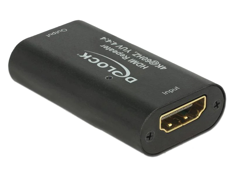 DeLock HDMI Repeater, Übertragungsart: HDMI, Anschluss Seite A: HDMI, Anschluss Seite B: HDMI