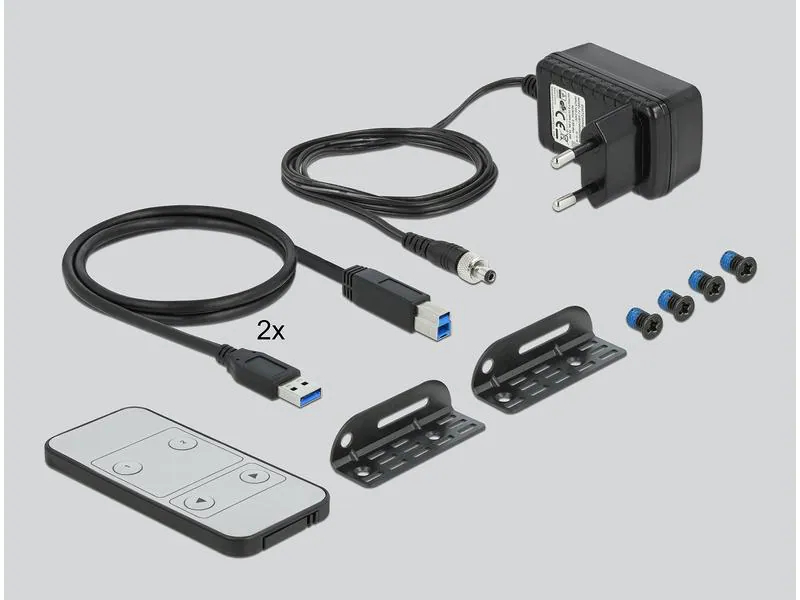 Delock KVM Switch 2 Port HDMI mit USB 3.0 und Audio 4k 60Hz, KVM-Art: Lokal, Anzahl Geräte: 2, Konsolen Ports: HDMI Typ A, USB 2.0, 3,5 mm Mikrofoneingang, 3,5 mm Kopfhöreranschluss, Computer Ports: USB 3.0, 3,5 mm Kopfhöreranschluss, HDMI Typ A, 3,5 m