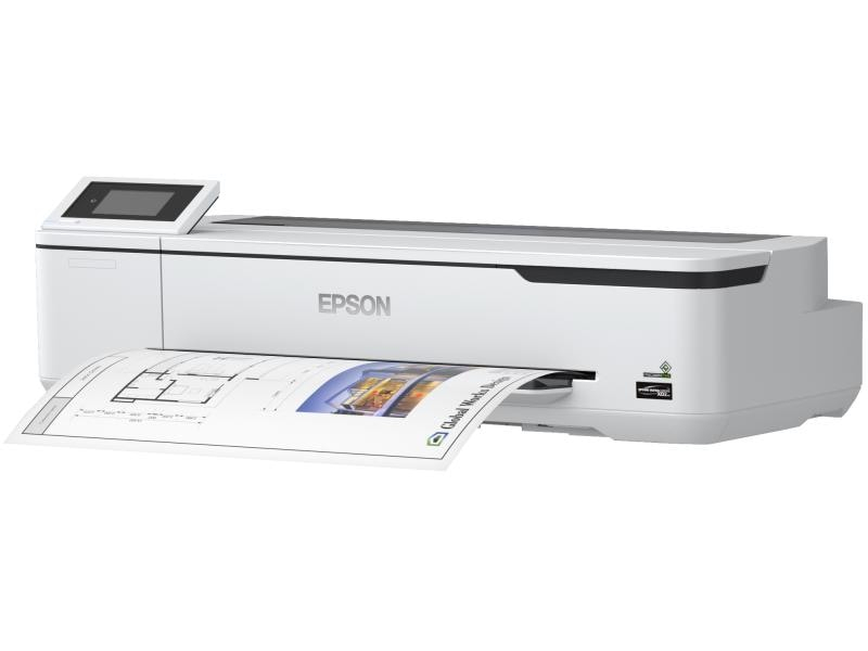 Epson Grossformatdrucker SureColor SC-T3100N, Verbindungsmöglichkeiten: LAN; Wi-Fi Direct; WLAN; USB, Druckertyp: Farbig, Drucktechnik: Tintenstrahl, Total Fassungsvermögen Papierzuführungen: 1 Seiten, Funktionen: Drucken, Anzahl Papierzuführungen (in